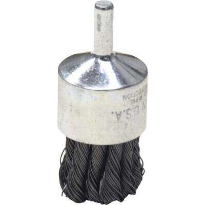 Weiler Vortec 1 In. Professional Shank-Mounted Drill-Mounted Wire Brush